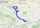 Trasa z dnia 2017-03-23 19:28 - mapa trasy gps - rower górski