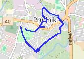 Po Prudniku - mapa trasy gps - marsz