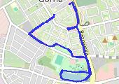 Trasa z dnia 2017-03-24 17:22 - mapa trasy gps - bieganie