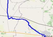 Trasa z dnia 2017-03-25 17:19 - mapa trasy gps - rower szosowy