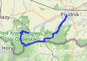 Olszak, Dolina Bystrego Potoku, Las Rosenau i Długota - mapa trasy gps - marsz