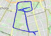 Trasa z dnia 2017-03-25 20:43 - mapa trasy gps - bieganie