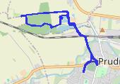 Jeziora i Las Niemysłowicki - mapa trasy gps - marsz