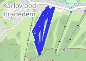 Trasa z dnia 2017-03-24 21:08 - mapa trasy gps - snowboard