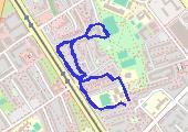 Trasa 245 - mapa trasy gps - bieganie