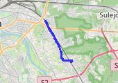 Trasa z dnia 2017-03-31 17:06 - mapa trasy gps - rower górski