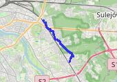 Trasa z dnia 2017-03-31 18:26 - mapa trasy gps - rower górski