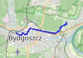 Trasa z dnia 2017-04-01 07:42 - mapa trasy gps - rower trekkingowy