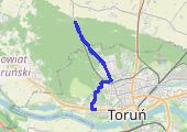 różankowo - mapa trasy gps - rower górski
