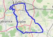 Trasa z dnia 2017-04-01 19:12 - mapa trasy gps - rower szosowy