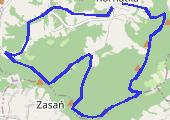 Trasa z dnia 2017-04-02 09:09 - mapa trasy gps - rower górski