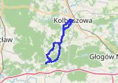 Trasa z dnia 2017-04-02 16:33 - mapa trasy gps - rower górski