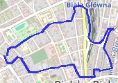 Trasa z dnia 2017-04-05 18:31 - mapa trasy gps - marsz