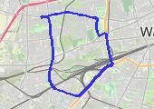 Trasa z dnia 2017-04-05 22:35 - mapa trasy gps - rolki