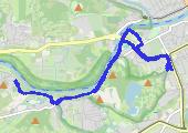Trasa z dnia 2017-04-08 12:15 - mapa trasy gps - bieganie