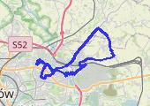 Trasa z dnia 2017-04-09 16:56 - mapa trasy gps - rower górski