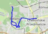 Trasa z dnia 2017-04-10 22:22 - mapa trasy gps - bieganie