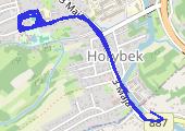 Trasa z dnia 2017-04-11 21:09 - mapa trasy gps - bieganie