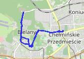 Trasa z dnia 2017-04-14 19:21 - mapa trasy gps - bieganie