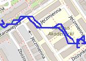 Trasa z dnia 2017-04-14 15:27 - mapa trasy gps - spacer