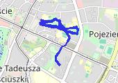 Trasa z dnia 2017-04-17 09:39 - mapa trasy gps - bieganie