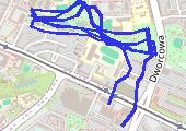 Trasa z dnia 2017-04-19 06:44 - mapa trasy gps - bieganie