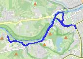 Trasa z dnia 2017-04-19 11:03 - mapa trasy gps - bieganie