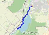 10k rozruch po 2 tyg leniuchowania - mapa trasy gps - bieganie