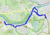 Trasa z dnia 2017-04-21 12:10 - mapa trasy gps - bieganie