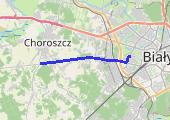 Trening - mapa trasy gps - bieganie