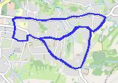 Trasa z dnia 2017-04-21 21:25 - mapa trasy gps - bieganie