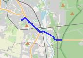 Trasa z dnia 2017-04-22 11:03 - mapa trasy gps - motocykl