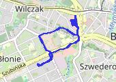 Trasa z dnia 2017-04-22 17:55 - mapa trasy gps - spacer