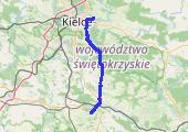 Śladków Duży -> Wola Kopcowa - mapa trasy gps - rower trekkingowy