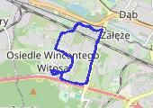Trasa z dnia 2017-04-23 20:05 - mapa trasy gps - bieganie