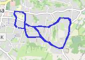 Trasa z dnia 2017-04-23 21:26 - mapa trasy gps - bieganie