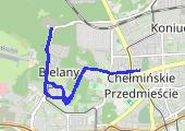 Trasa z dnia 2017-04-23 21:16 - mapa trasy gps - bieganie