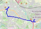 Trasa z dnia 2017-04-24 14:35 - mapa trasy gps - rower górski