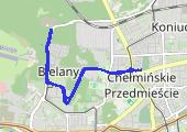 Trasa z dnia 2017-04-26 13:26 - mapa trasy gps - bieganie