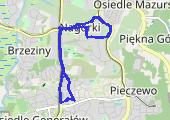 Trasa z dnia 2017-04-30 08:06 - mapa trasy gps - bieganie