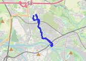 Trasa z dnia 2012-04-25 16:13 - mapa trasy gps - rower górski