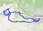 Niedzielna wycieczka rowerowa - mapa trasy gps - rower górski