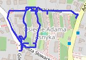 Trasa z dnia 2017-05-04 11:47 - mapa trasy gps - rower górski