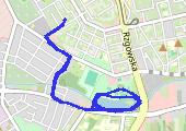 Trasa z dnia 2017-05-05 22:21 - mapa trasy gps - bieganie