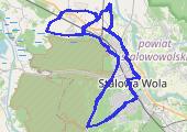 Trasa z dnia 2017-05-06 19:44 - mapa trasy gps - rower trekkingowy