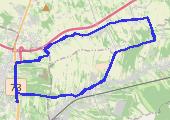 Wreszcie wiosna szybki nr 1 inna wersja - mapa trasy gps - rower trekkingowy