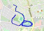 Trasa z dnia 2017-05-07 18:53 - mapa trasy gps - bieganie