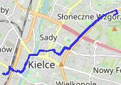 Trasa z dnia 2017-04-30 15:36 - mapa trasy gps - rower miejski