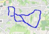 Trasa z dnia 2017-05-12 21:25 - mapa trasy gps - bieganie