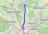 Trasa z dnia 2017-05-13 17:02 - mapa trasy gps - rower górski